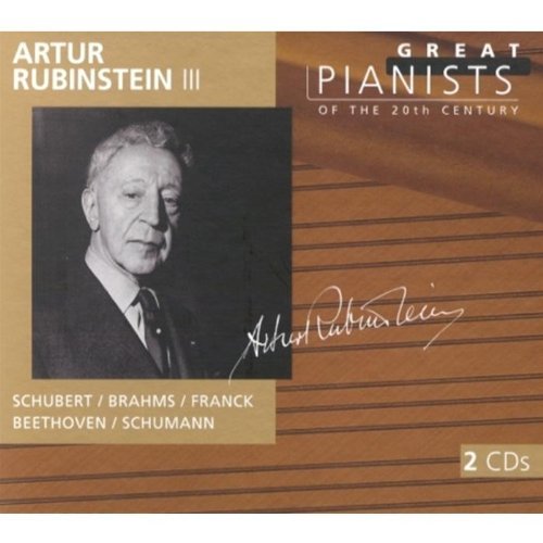 Artur Rubinstein Plays Schubert Brahms Franck B Rubinstein (pno) 