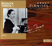 Rosalyn Tureck Plays Bach Great Pianists Series 