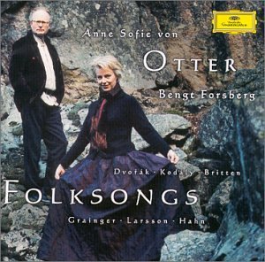 Anne Sofie Von Otter/Folksongs@Von Otter (Sop)/Forsberg (Pno)