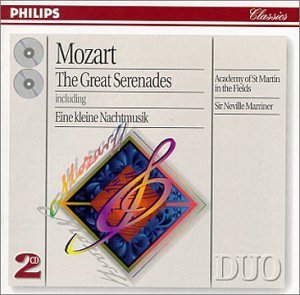 W.A. Mozart/Great Serenades@2 Cd Set@Marriner/Asmf