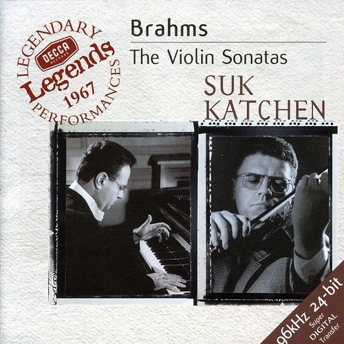 J. Brahms Sons Vn Op. 78 100 108 Suk (vn) Katchen (pno) 