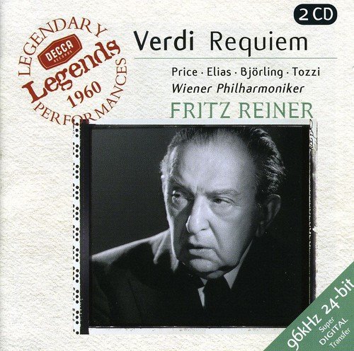 G. Verdi Requiem Sacred Pieces (4) Price Elias Bjorling Tozzi & Various 