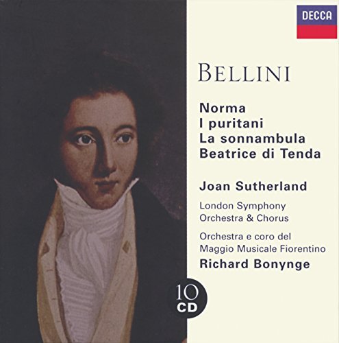 V. Bellini Norma I Puritani Sonnambula Be Sutherland Bonynge (pno) Various 