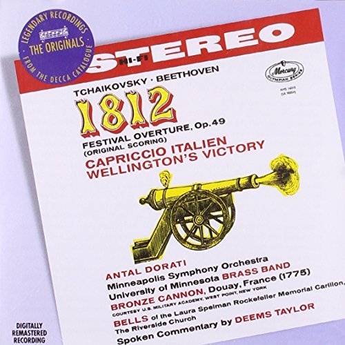 Tchaikovsky Beethoven 1812 Overture Capriccio Italie Dorati Minneapolis So 