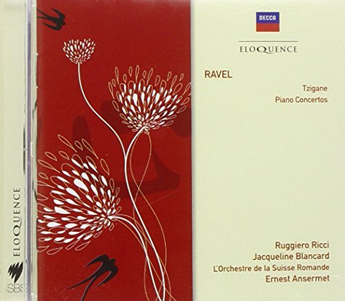 Ansermet Ricci Blancard Ravel Tzigane Piano Concertos Import Aus 