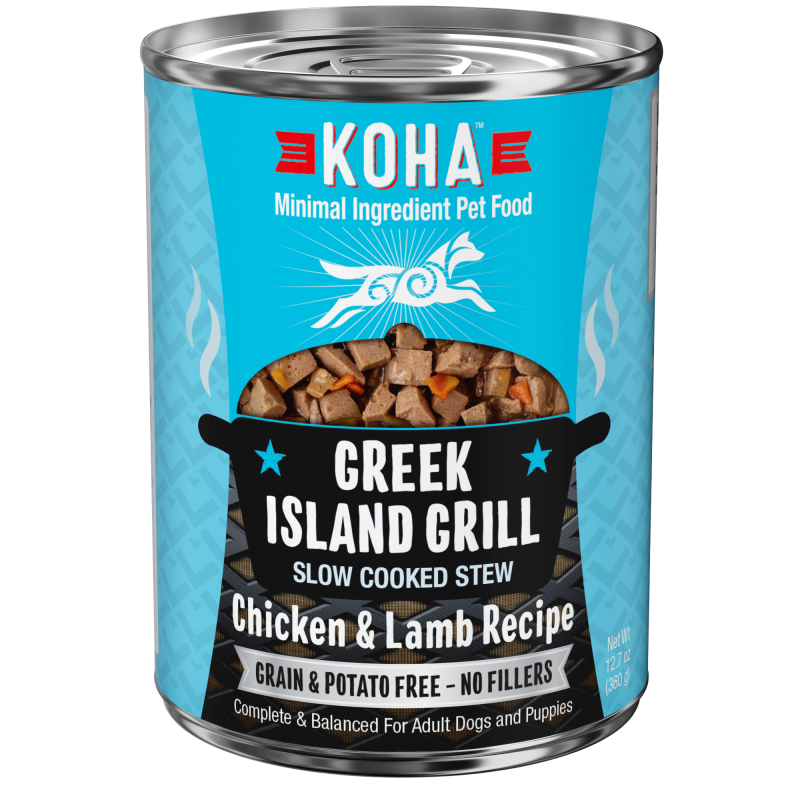 Koha Dog Greek Island Grill Slow Cooked Stew