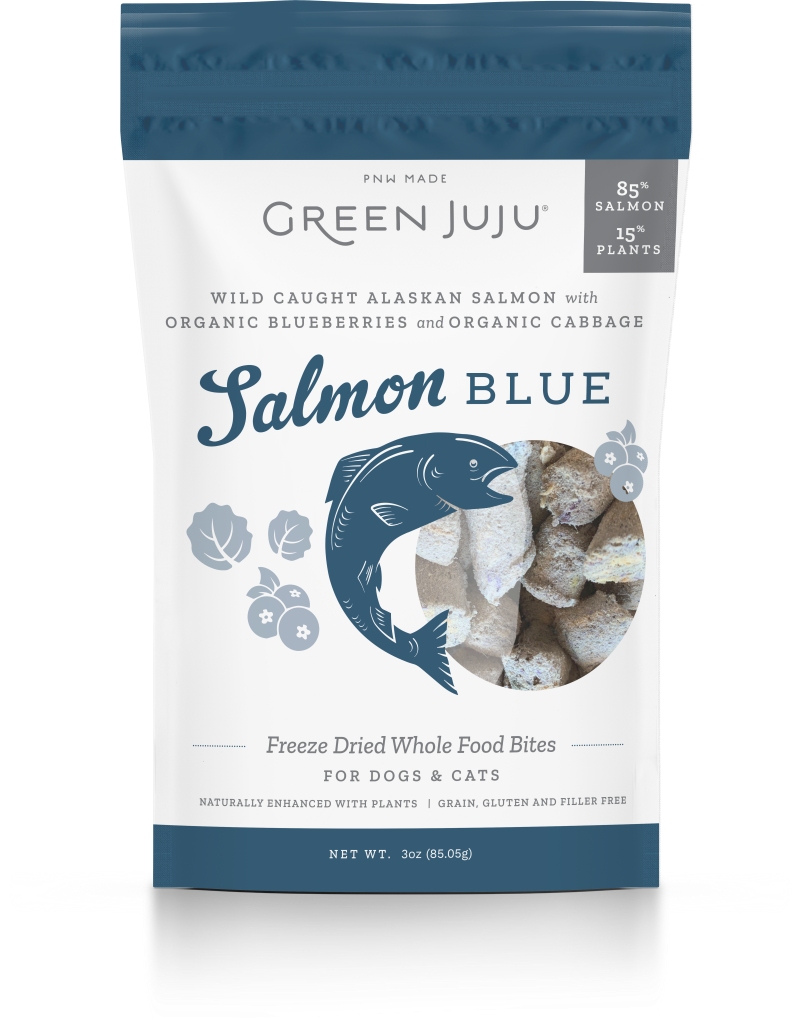 Green Juju FD Training Treat, Salmon Blue, 3oz