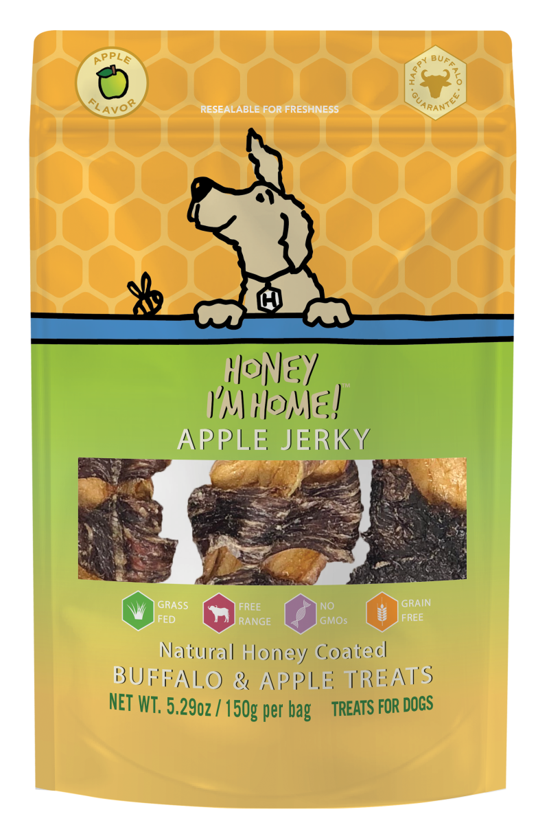Honey I'm Home Honey Coated Buffalo & Apple Jerky (5.29 oz)