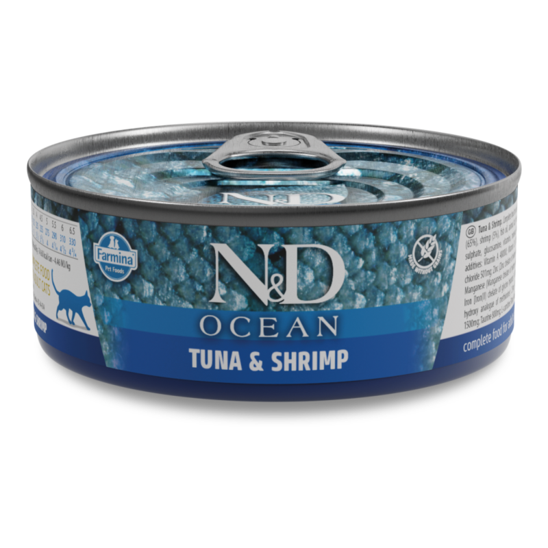 Farmina N&D Feline Tuna & Shrimp Adult Wet Food
