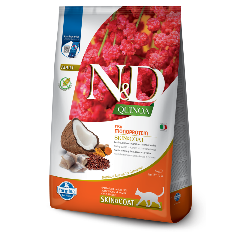 Farmina Cat Skin Coat Herring