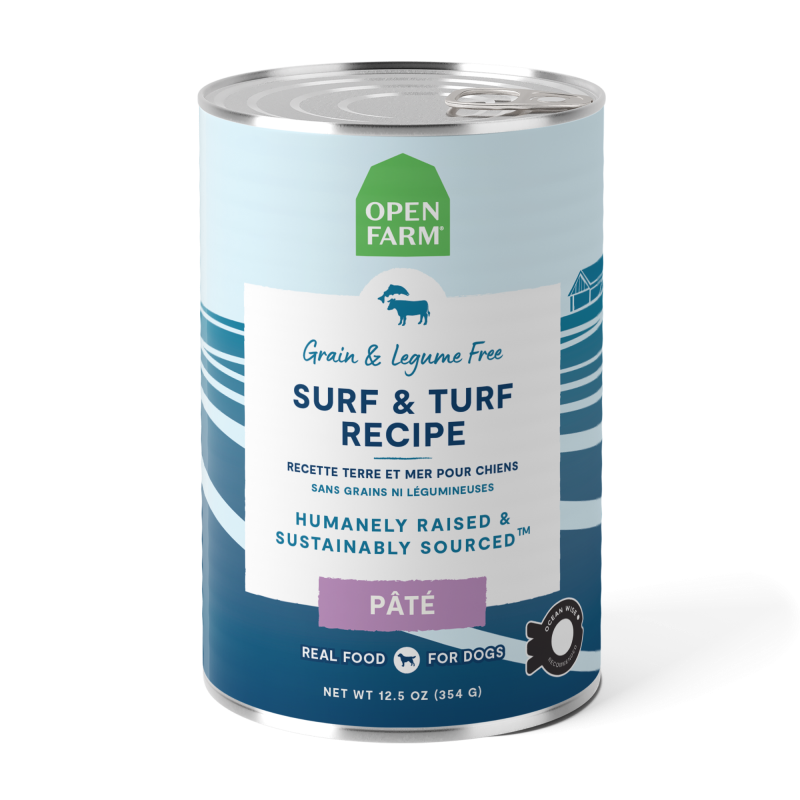Open Farm Dog Canned Pate Surf & Turf Recipe 12.5oz