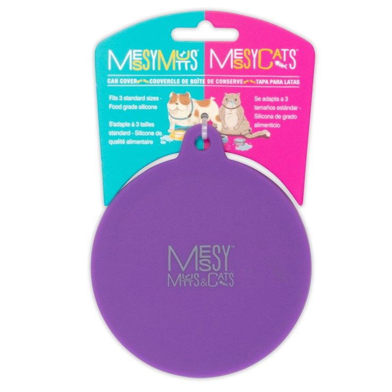 Messy Mutts-Silicone Universal Can Cover-Purple