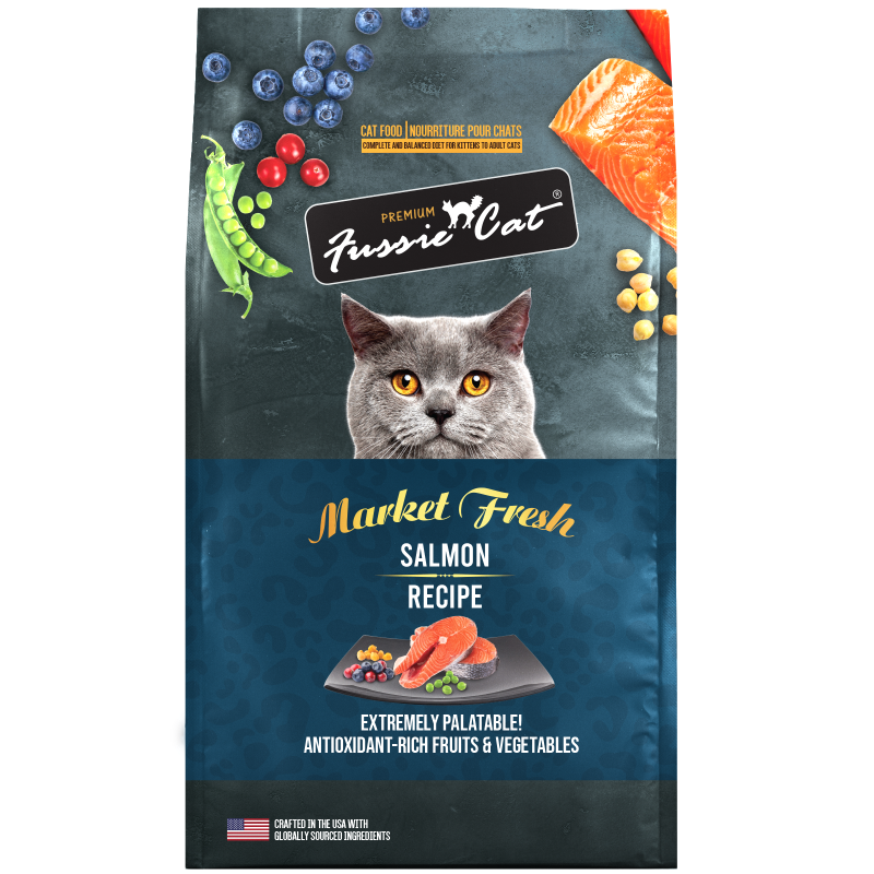 Fussie Cat Market Fresh Salmon Dry Cat Food