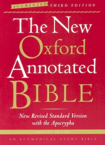 Oxford University Press New Oxford Annotated Bible Nrsv Augmented College 0003 Edition; 