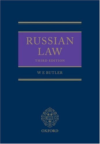 William Butler Russian Law 0003 Edition;revised 