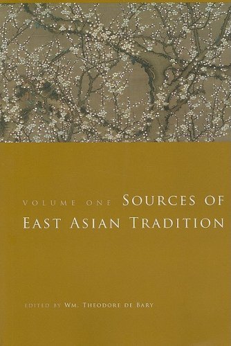 Wm Theodore de Bary/Sources of East Asian Tradition@ The Modern Period