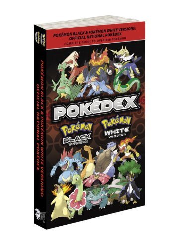 Pokemon Company International Pokemon Black Version And Pokemon White Version Official National Pokedex 