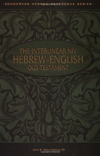 John R. Kohlenberger Iii Interlinear Hebrew English Old Testament Pr Heb Ni 
