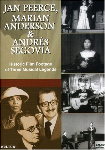 Peerce Anderson Segovia Jan Peerce Marian Anderson & A Nr 