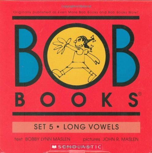 Bobby Lynn Maslen Bob Books Long Vowels Box Set Phonics Ages 4 An Developing Reader) 