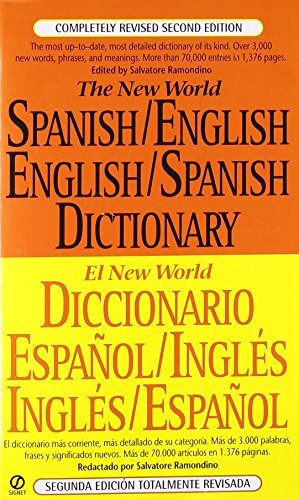 Salvatore Ramondino/The New World Spanish-English, English-Spanish Dic@ Completely Revised Second Edition@0002 EDITION;Revised