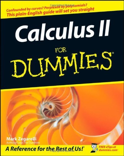 Mark Zegarelli Calculus Ii For Dummies 
