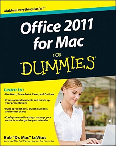 Bob Levitus Office 2011 For Mac For Dummies 