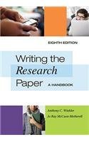 Anthony C. Winkler Writing The Research Paper A Handbook Spiral Bound Version 0008 Edition; 