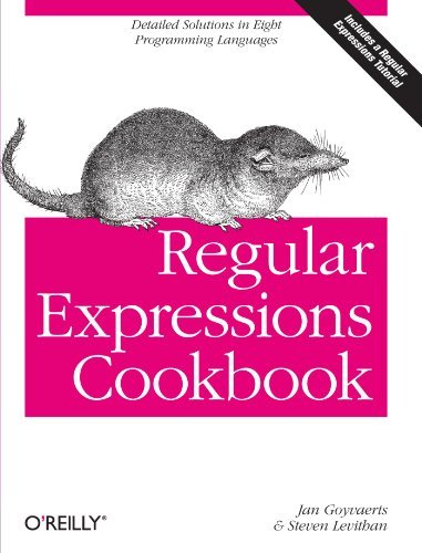 Jan Goyvaerts Regular Expressions Cookbook 