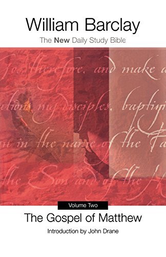 William Barclay The Gospel Of Matthew 