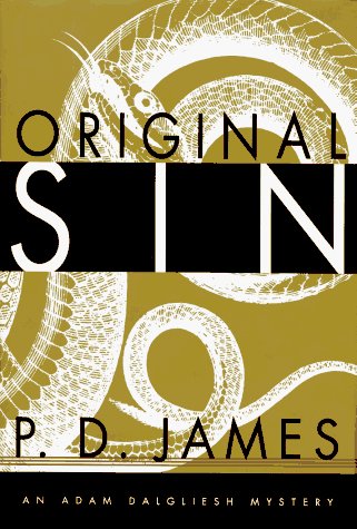 P. D. James/Original Sin - Printed Upside Down!