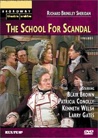 School For Scandal Brown Conolly Welsh Gates Nr 