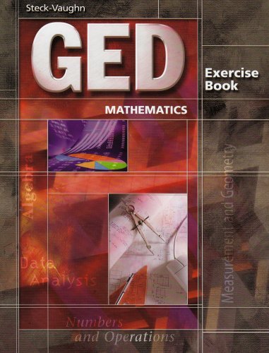Steck Vaughn Company Ged Exercise Books Student Workbook Mathematics Student 
