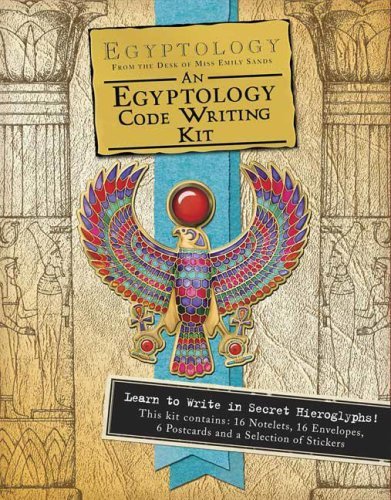 Candlewick Press Egyptology Code Writing Kit From The Desk Of Miss Emily Sands [with Stickers 