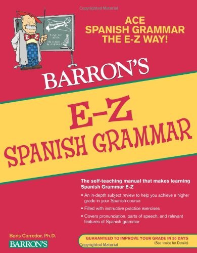 Boris Corredor Barron's E Z Spanish Grammar 0002 Edition; 