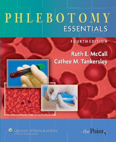 Ruth E. Mccall Phlebotomy Essentials [with CD Rom] 0004 Edition;updated 