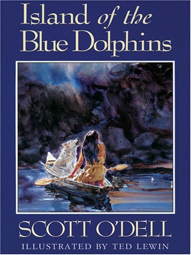 Scott O'dell Island Of The Blue Dolphins Large Print 
