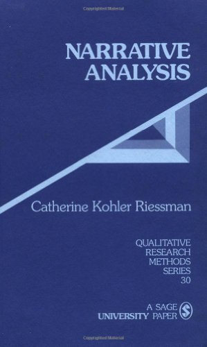 Catherine Kohler Riessman Narrative Analysis 