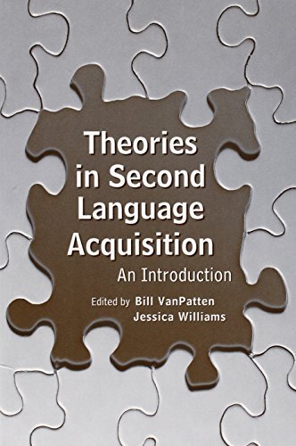 Bill Vanpatten Theories In Second Language Acquisition An Introduction 