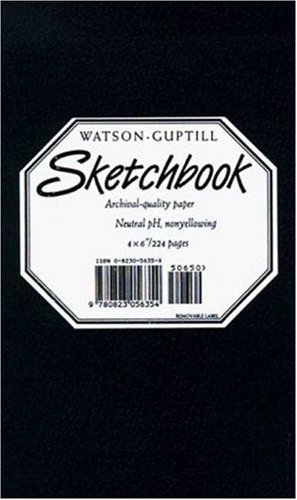 Watson-Guptill/Small Sketchbook (Kivar, Black)@Black