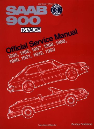 Bentley Publishers Saab 900 16 Valve Official Service Manual 1985 1993 