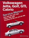 Bentley Publishers Volkswagen Jetta Golf Gti Cabrio Service Manual 1993 1999 