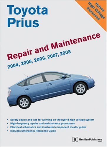 Bentley Publishers Toyota Prius Repair And Maintenance Manual 2004 2008 