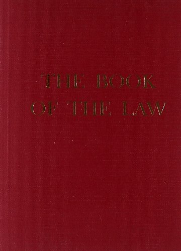 Aleister Crowley The Book Of The Law 