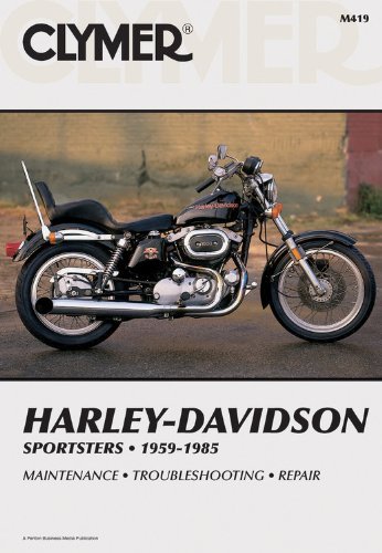 Penton Clymer Harley Davidson Sportsters 1959 1985 Service Repair Maintenance 0007 Edition;revised 