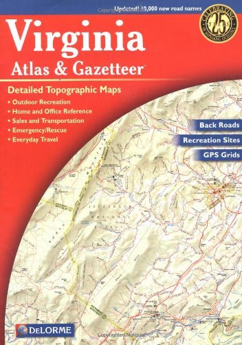 Rand Mcnally Virginia Atlas & Gazetteer 0007 Edition; 