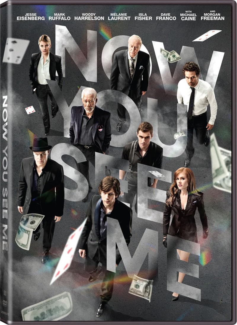 Now You See Me (2013) (2025) Re-issue)/Jesse Eisenberg, Mark Ruffalo, and Woody Harrelson@PG-13@DVD