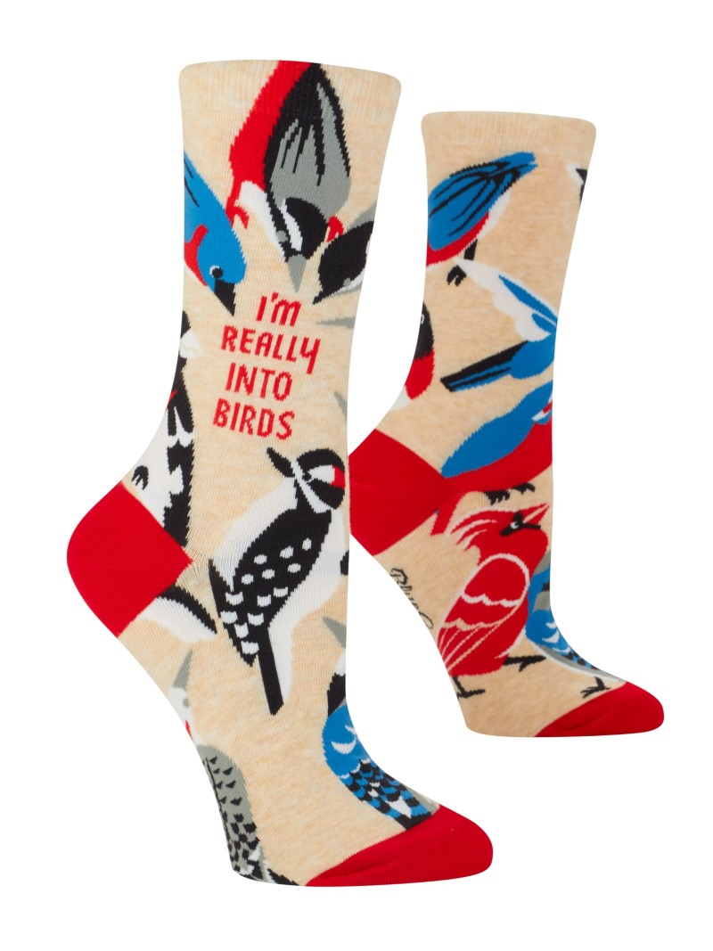 CREW SOCKS/REALLY INTO BIRDS