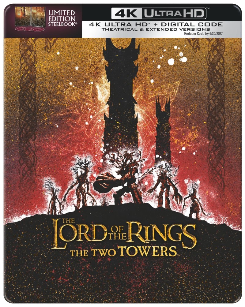 The Lord of the Rings: The Two Towers/(Steel Book) Theatrical & Extended Versions@4K-UHD STEEL BOOK