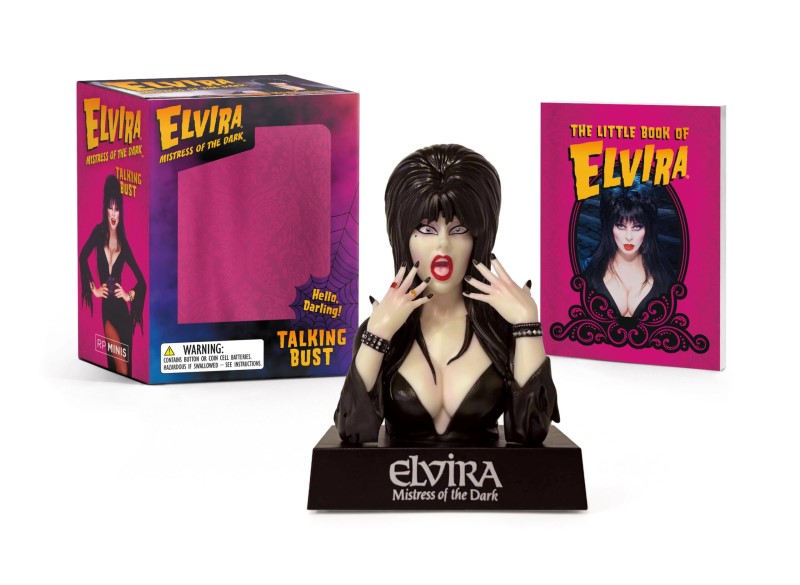 Running Press Mini Kit/Elvira Talking Bust